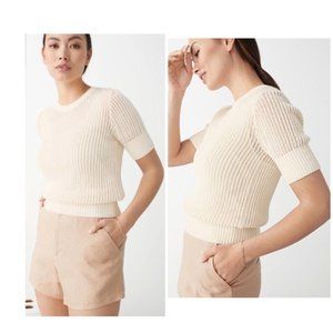 & Other Stories Open Crochet Top XS